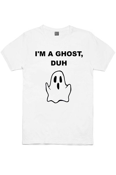 ROCKANDROLL Ανδρικό μπλουζάκι White Cute Ghost, Sleepy Dad Eco Pack 2 τεμαχίων