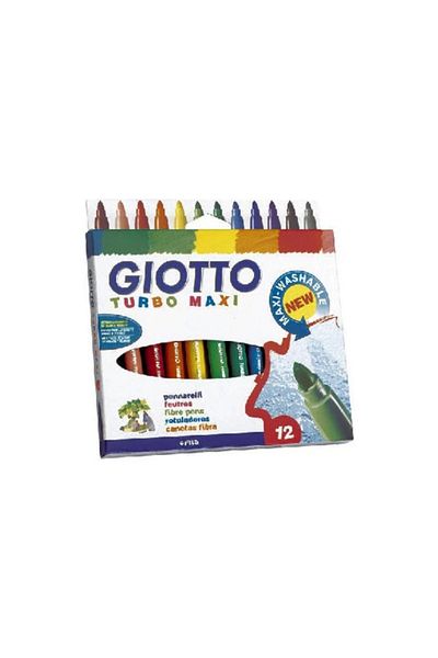 Giotto Turbo Maxi Thick Tip Felted Paint Pen 12 Colors