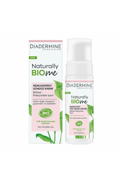 Diadermine 50 ml Naturally Bio Me Ne Moisturizing Cream and Facial Foam