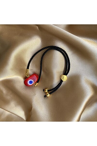 Murano Concept Mina Cam Tasarım Murano El Yapımı Kırmızı Nazar Boncuklu Asans...