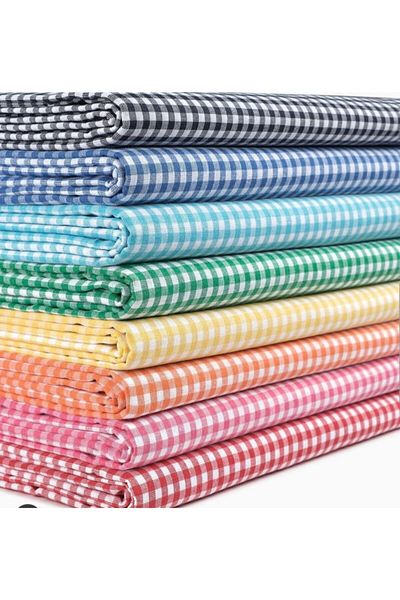 LotusHome Luxury Tablecloth - Cotton 170X170 Size, Gingham Pattern