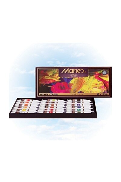 Maries Akrilik Boya 18 Renk x 18 ml (818b)
