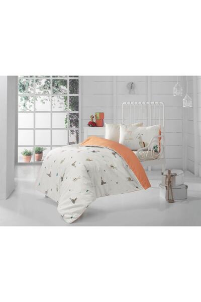 Sarev Happy Lama Fancy Poplin Bebek Nevresim Takımı 2 Yastık Varyant1
