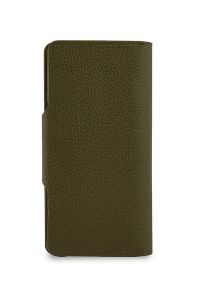 Garbalia Γνήσιο δέρμα Unisex Portfolio - Khaki Green, Martha Model