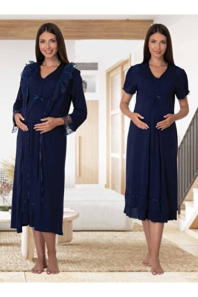 Lohussa Set cămașă de noapte pentru maternitate pentru femeie Effort, din dan...