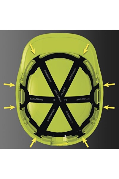 Delta Plus Baseball Diamond 6 Havalandırmalı Işçi Bareti Beyaz