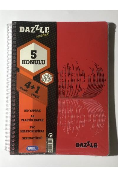 Umut Caiet cu 150 de coli în spirală/cu spirală cu 4+1 separatori/pagină de separare Capac din plastic - A4