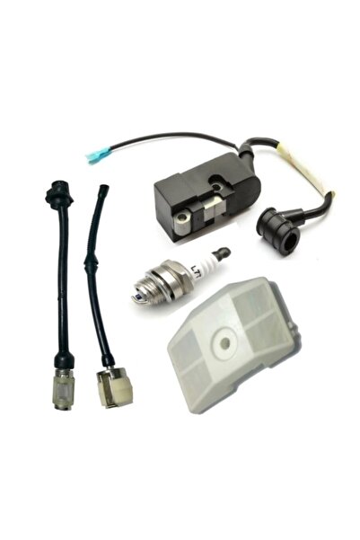 HSGL Motorlu Testere Ateşleme Bobini Buji Benzin Yağ Hava Filtresi Set