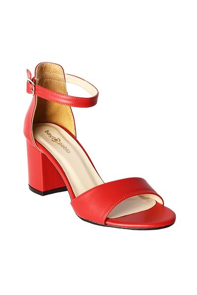 Bay Pablo L14 Red Heeled Summer Women's Shoes