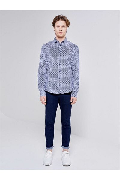 Ltb Smarty Y - Dark Navy Blue Rınsed Wash Jean Trousers