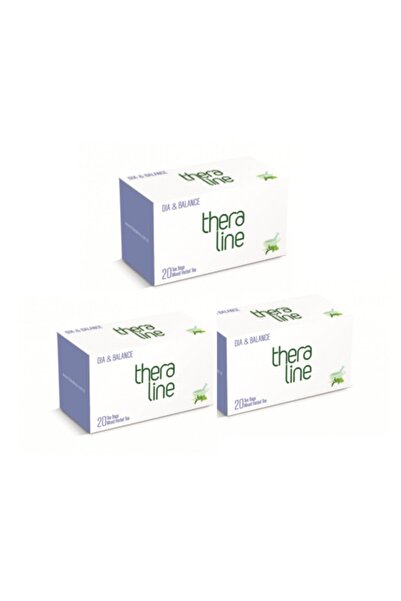 Theraline Dia & Balance Mixed Herbal Tea 20 Pieces (3 Boxes) Filtered Sachets...