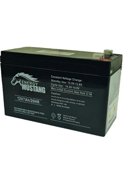 Mustang 12v7amper Akü Ups Aküsü Oyuncak Araba Aküsü