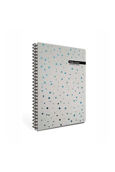 Gıpta Polka 17x24 Notes Spiraled Lined Hard Cover 120 Sheets Notebook
