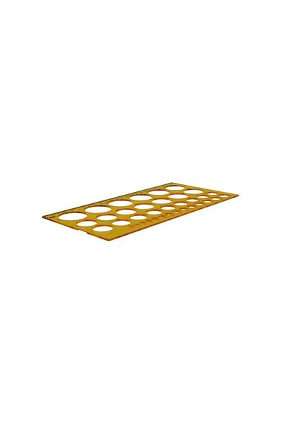 Rio Circle Templated Ruler 1-36 Mm