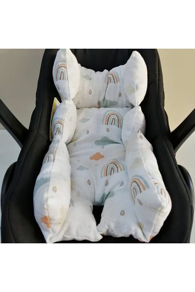 Babies Dream Muslin Fabric Stroller Cover and Cushion