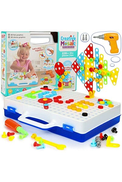 TOYSTORE Oyuncak Matkaplı 3d Yaratıcı Tamir Seti Puzzle Eğitici