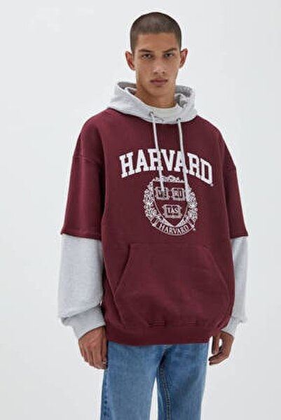 pull and bear harvard t shirt