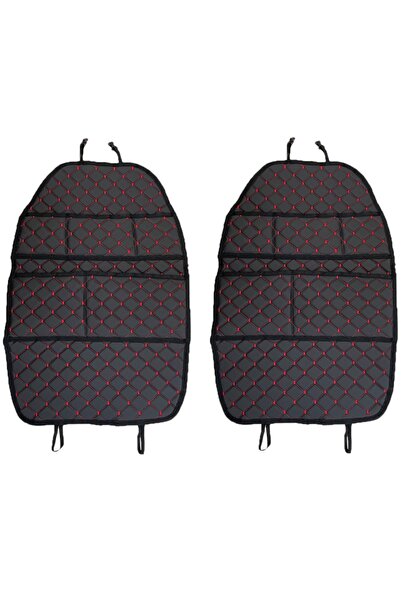 caraks Renault Scenic 2 2004-2009 Τεχνητό δέρμα Οργανωτής πλάτης καθίσματος α...