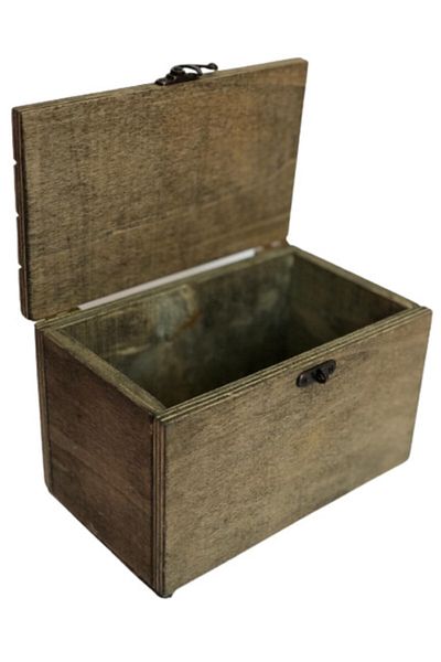 Lime Art Shop Декоративна рустик дъбова мини дървена кутия за подарък, кутия за шоколад, многофункционална кутия