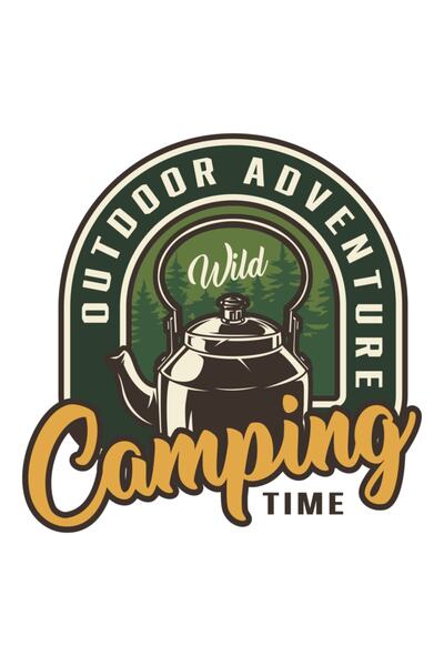 esticker Sticker pentru Camping de Aventură Ceai Autocolant Auto Off Road 10 X 10 cm