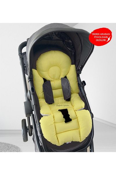 Jaju Baby Yellow Star Baby Stroller Cushion