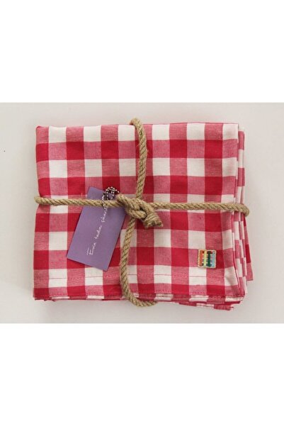 Çizgikare Runner roz în carouri (servire)