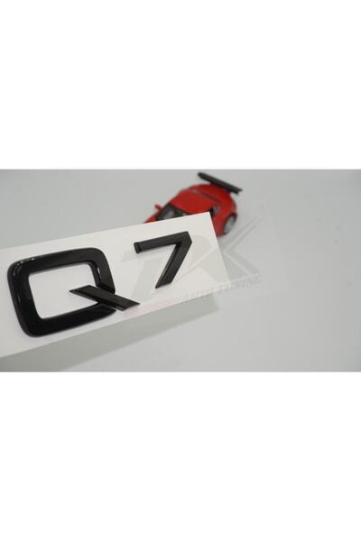 Generic Brand Audi Q7 Luggage Bright Black 3m Text Logo Original Product
