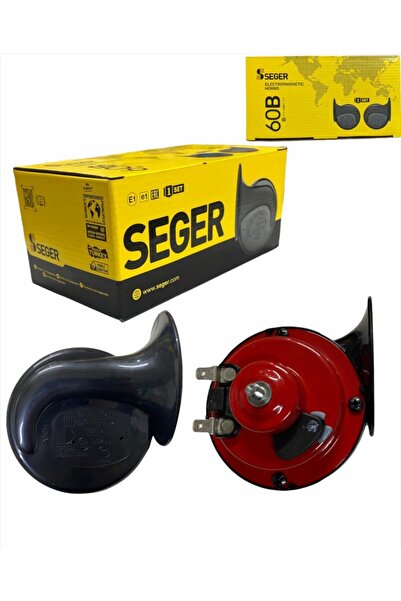 Seger 12v Dadat Korna Çift Fişli Salyangoz Tipi Takım