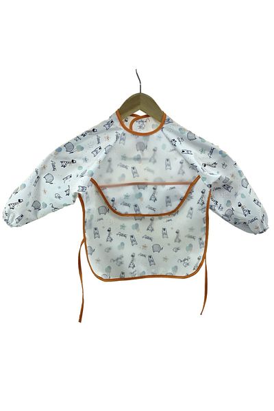 Baby&Me Baby Me Long Sleeve Activity Apron with Tank