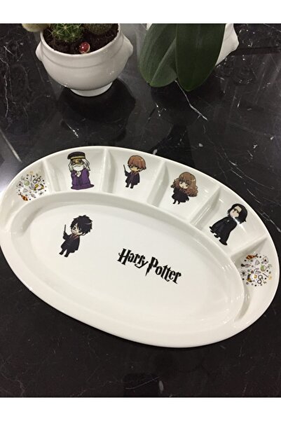 TEBAK COLLECTION طبق إفطار منقوش هاري بوتر مكون من 7 أقسام