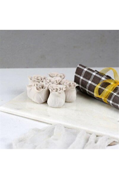 Akayev Marble White 30x20 Cm Presentation Plate