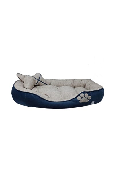 Patili Evler Büyük Irk Köpek Yatağı Xxl - Kemik Yastıklı- 80x110 cm