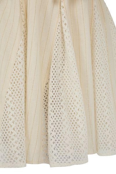 Trendyol Collection Beige Printed Oversize Midi Woven 100% Cotton Dress