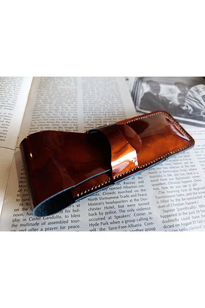 Mahfuz Crazy Hors 27 cm 6 cm Genuine Leather Pen Holder & Case - for Your Custom Pencils