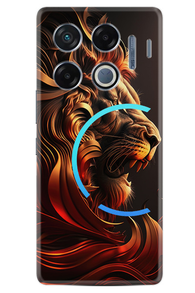 Kılıfland Infinix GT 20 Pro Kılıf Boutique Baskılı Resimli Süper Arslan Pcode...