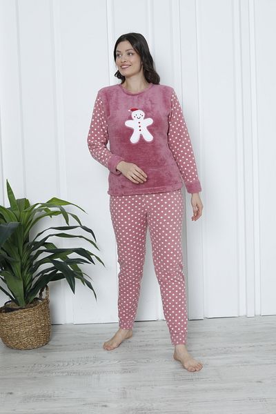 FAMES PİJAMA Winter Fleece Pajama Set