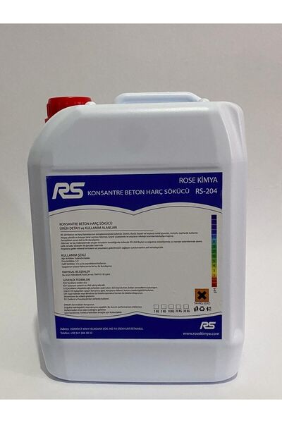 Rose Kimya Konsantre Beton Harç Sökücü Rs-204 5 Kg