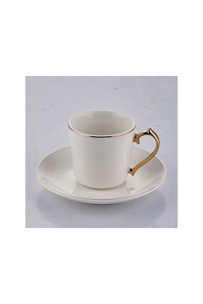 LAMEDORE Limoges Gold Set of 6 Coffee Cups