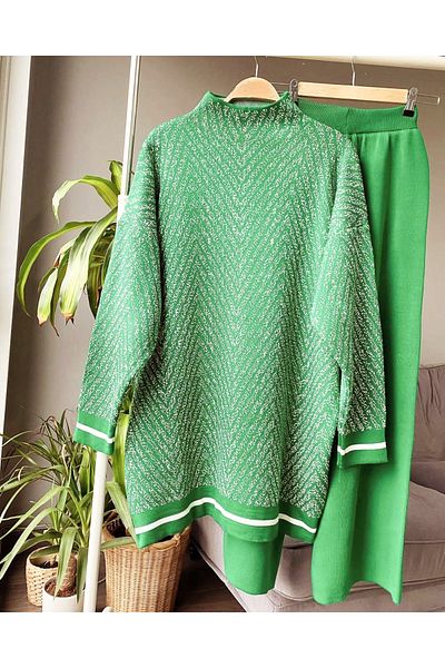 Venessa Women's Steel Knitted Knitwear Set
