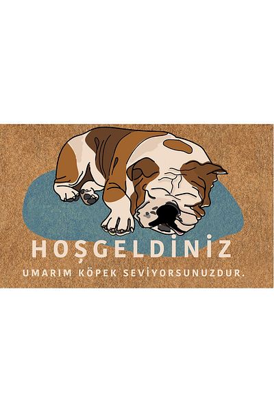 Egebella Non-Slip Base Printed Decorative Door Mat