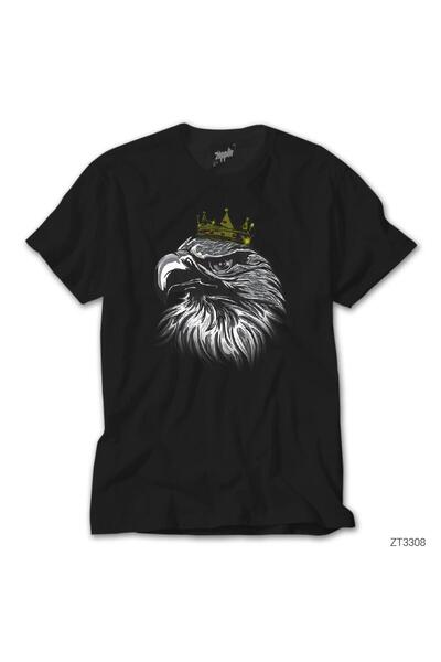 CrowsGate Μαύρο μπλουζάκι  "Kartal Kral "