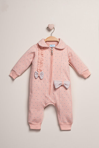 Baby Fou Fermuarlı Bebe Yaka Tulum