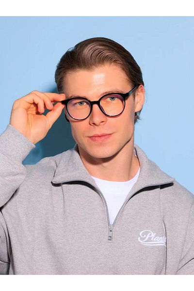 STAOOM Unisex Clear Frame Sunglasses