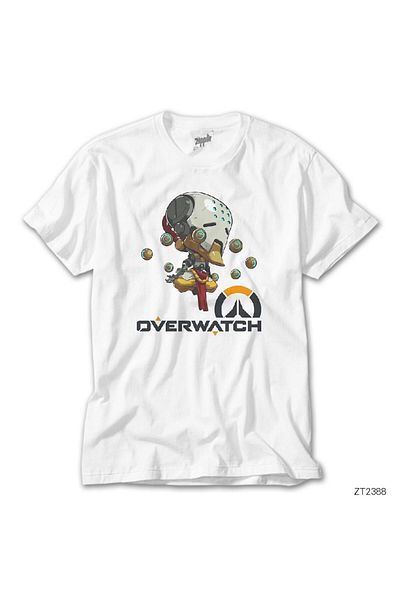 CrowsGate Overwatch Zenyatta Cute White T-Shirt
