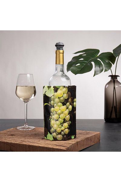 Vacu Vin Activated Wine Cooler with Grape Pattern