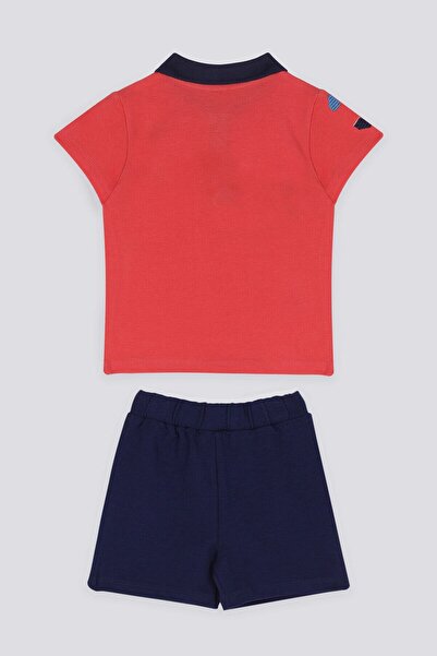 U.S. Polo Assn. Azure Mavi Bebek Polo Yaka Tshirt Takım