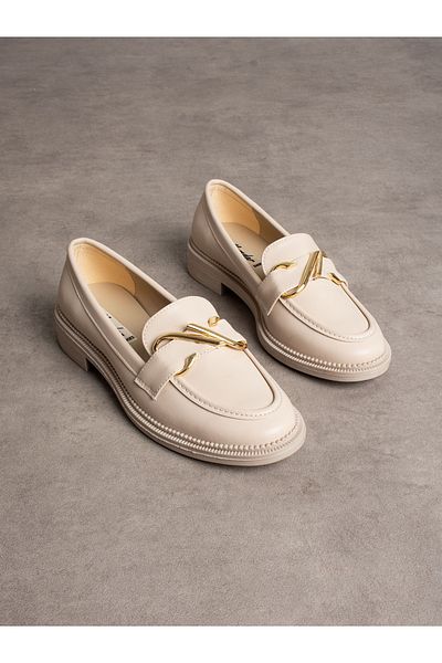 ALEMDAR AYAKKABI Γυναικείο Loafer με λεπτομέρεια κρέμας VIBE