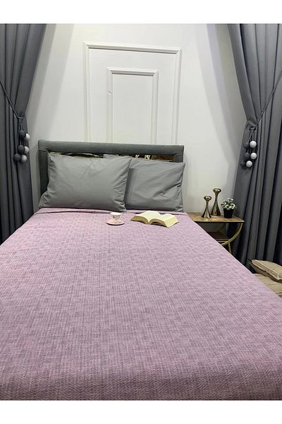 NİVEMESHOME Nivemeshome Lilac 160X230 Single Pique Cover Single