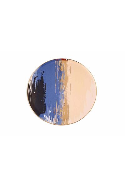 Porland Dash Pattern2 Flat Plate 27cm
