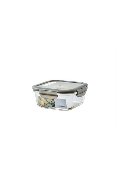 Lock & Lock Locknlock Euro Oven & Storage Container Square 750 Ml Gray